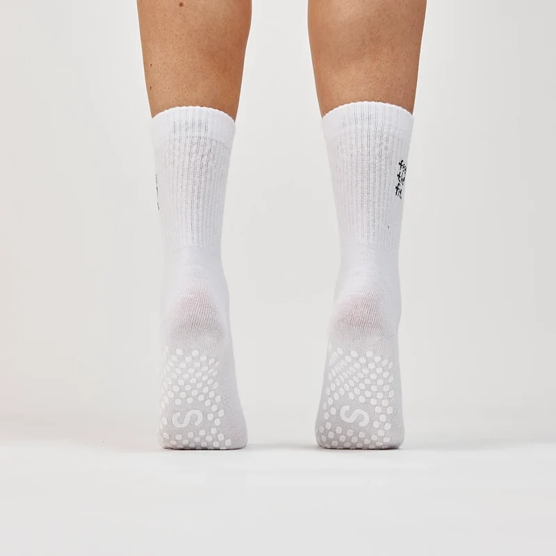 Pilates Socken | Schwarz (Logo)
