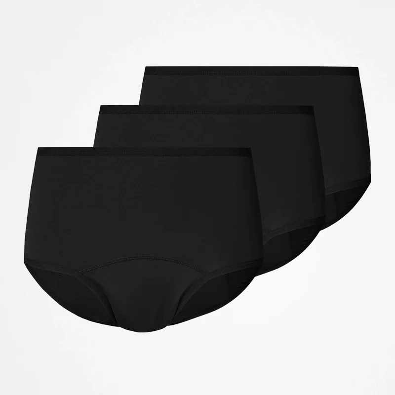 SNOCKS x femtis Period Panty - JULE Highwaist Ultra | Schwarz