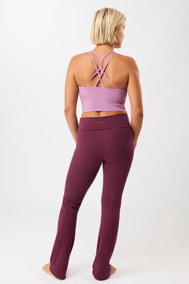 Legging Roll-Down Flared - Prism, GOTS