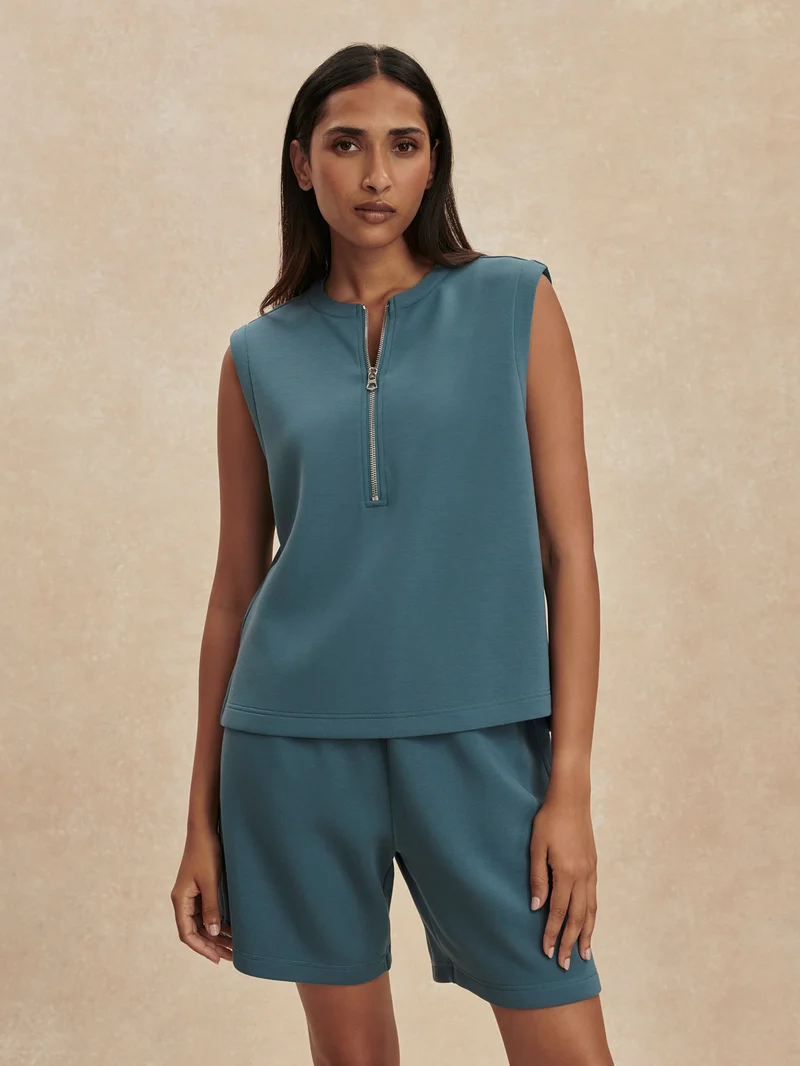 Simmons Half Zip Tank