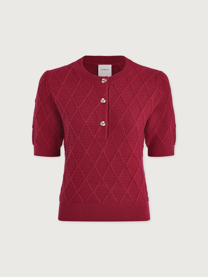 Merryn Diamond Knit Top