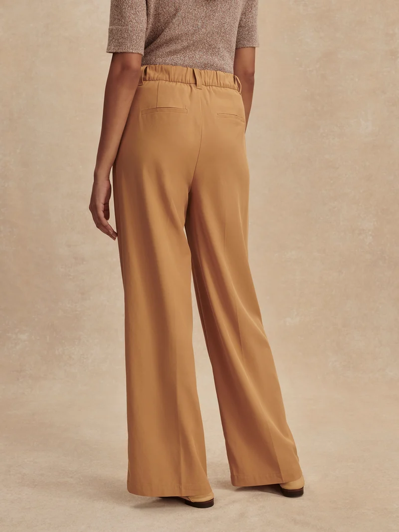 Soft Stretch Wide Leg Trouser Regular