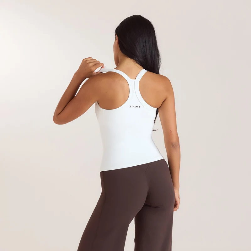 ContourSoft™ Cami-Top mit V-Ausschnitt - Weiß