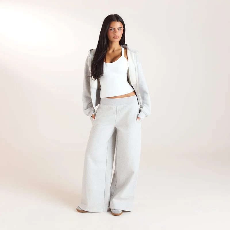 Joggers mit Geradem-Bein - Grau