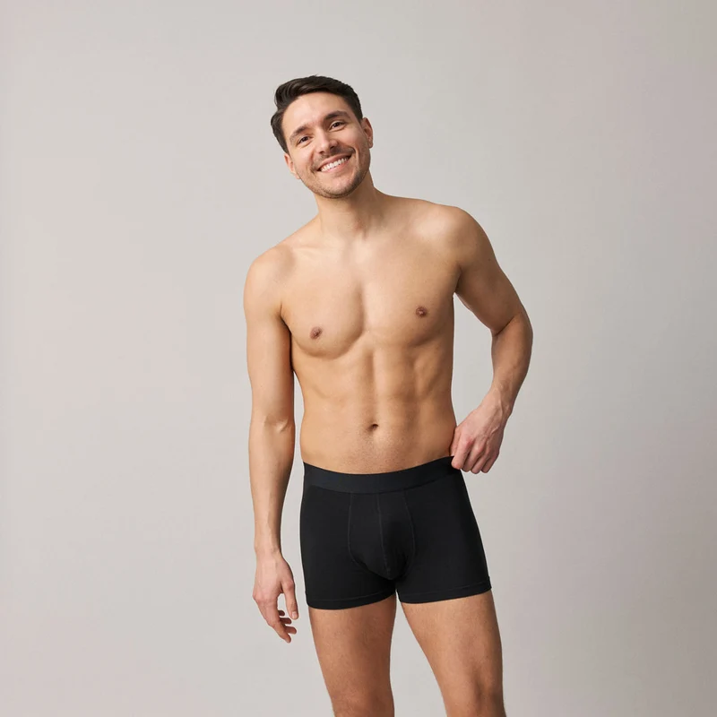 Boxershorts ohne Logo | Schwarz