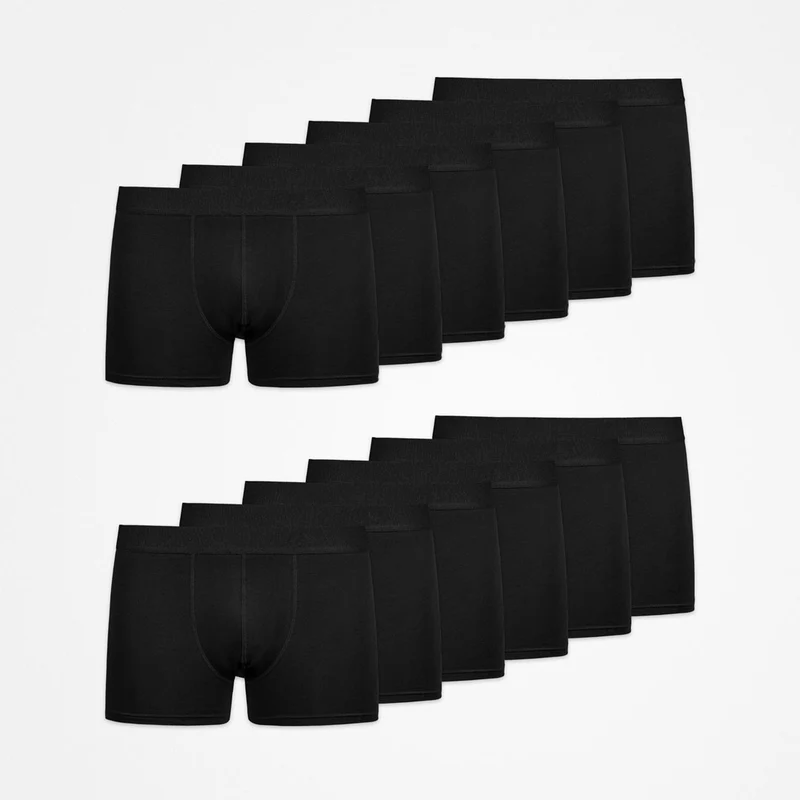 Boxershorts ohne Logo | Schwarz