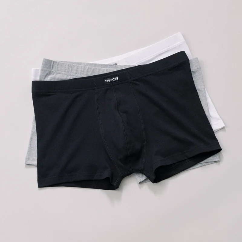 Retro Boxershorts | Mix (Schwarz/Grau/Hellgrau)