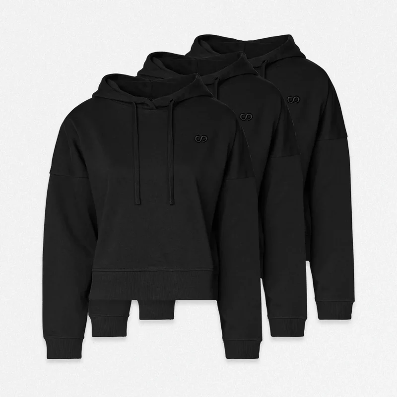 Hoodie Damen | Schwarz