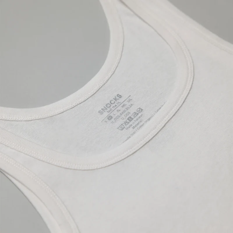 Unterhemd Tank Top Herren | Weiß