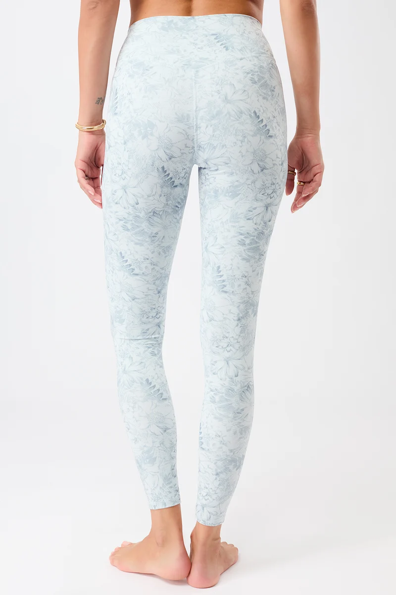 Monoprinted Tights - Blu Mirage