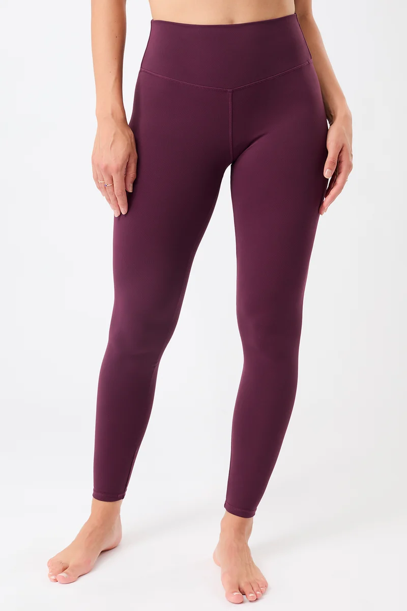 Monoprinted Tights - Print Bordeaux