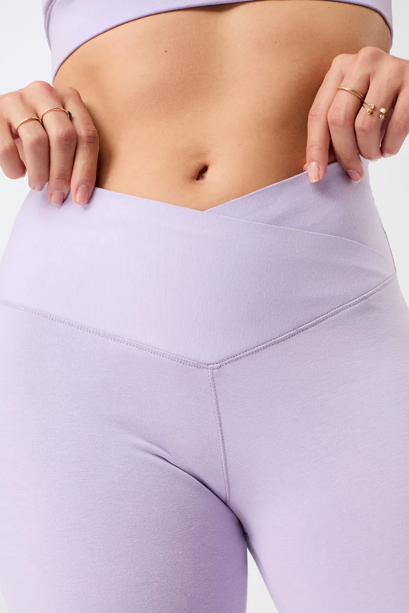 Wrap Legging - Violet, GOTS