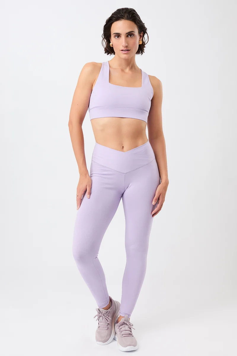 Wrap Legging - Violet, GOTS
