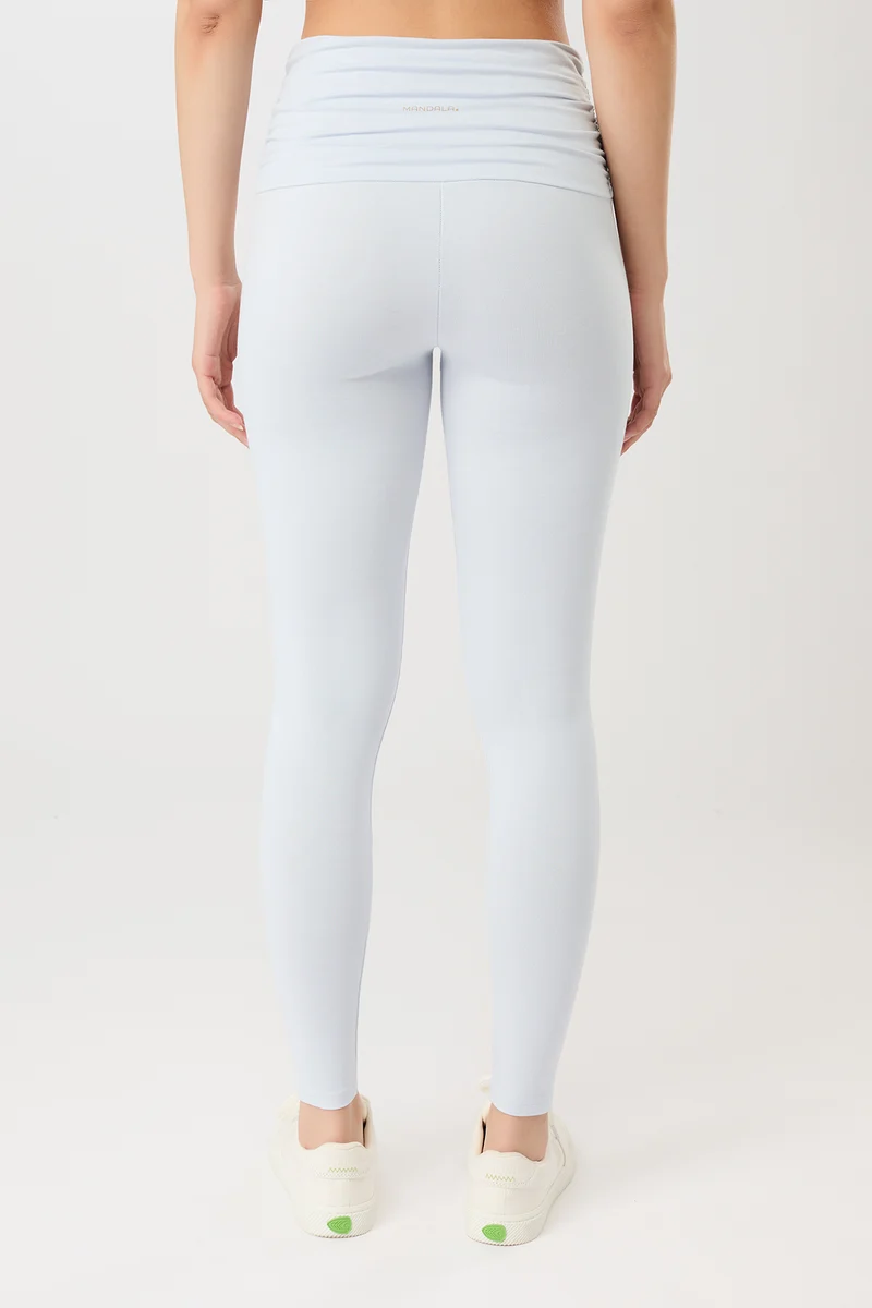 Pilates Tights - Baby Blue, GOTS