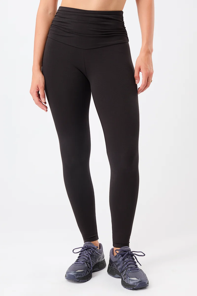 Pilates Tights - Black, GOTS