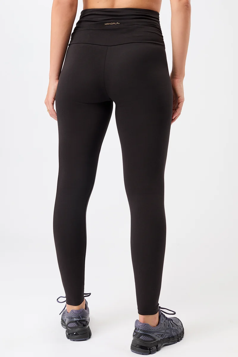 Pilates Tights - Black, GOTS