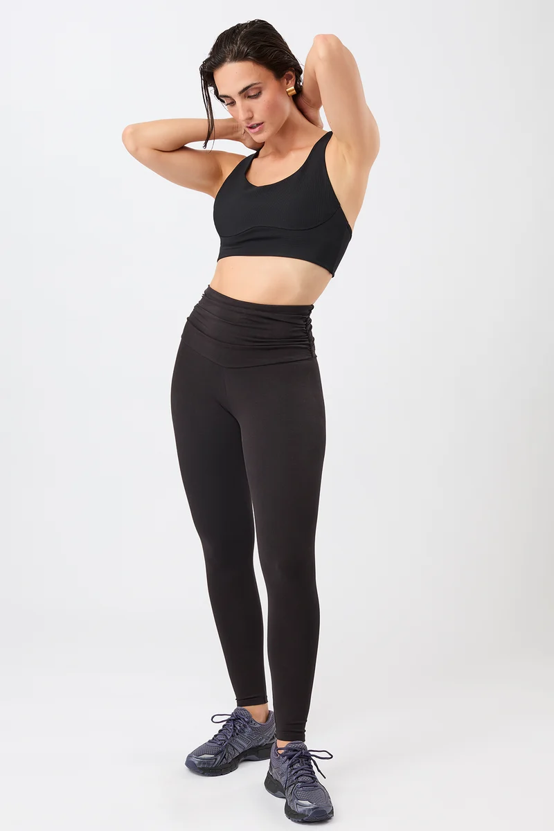 Pilates Tights - Black, GOTS