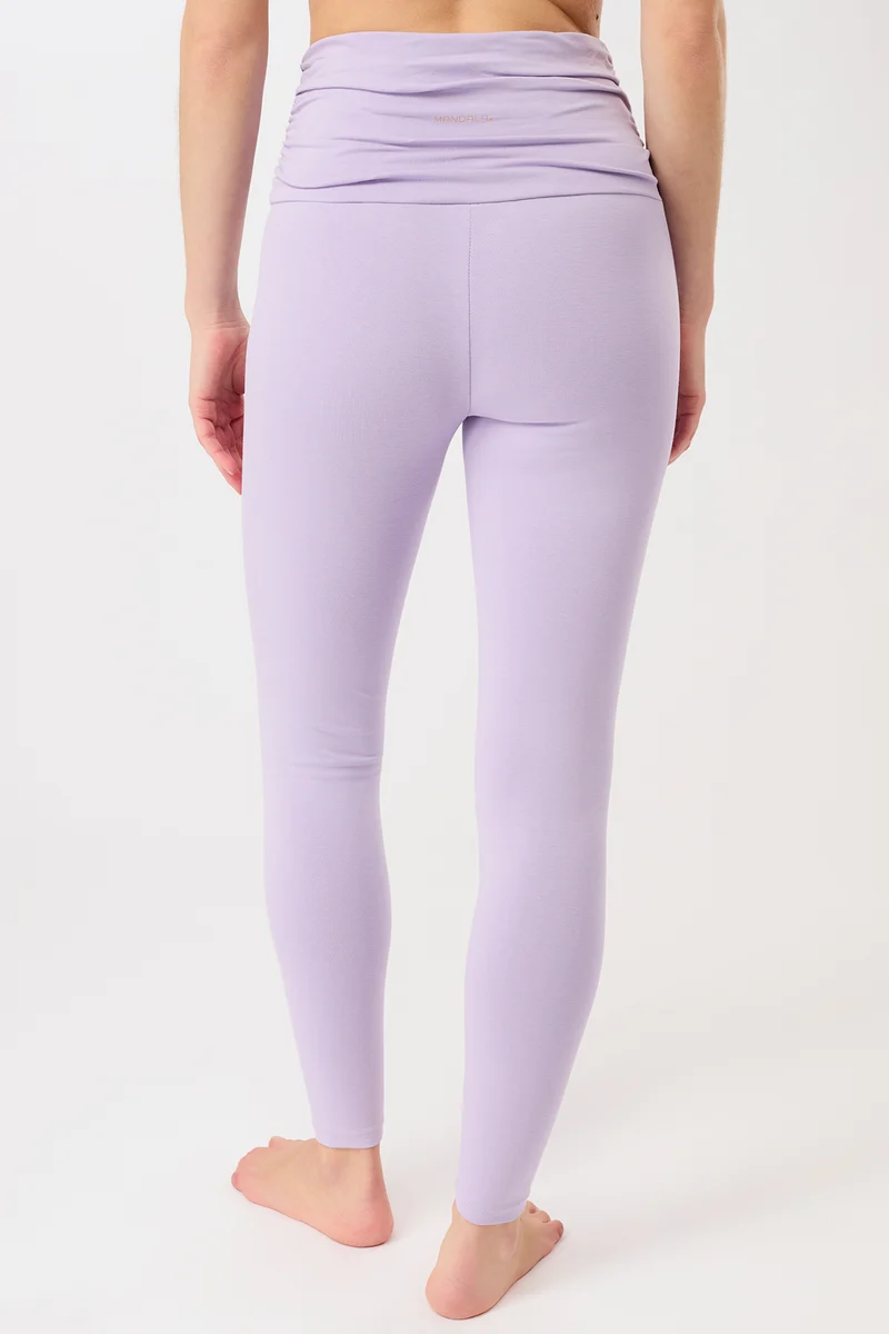 Pilates Tights - Violet, GOTS