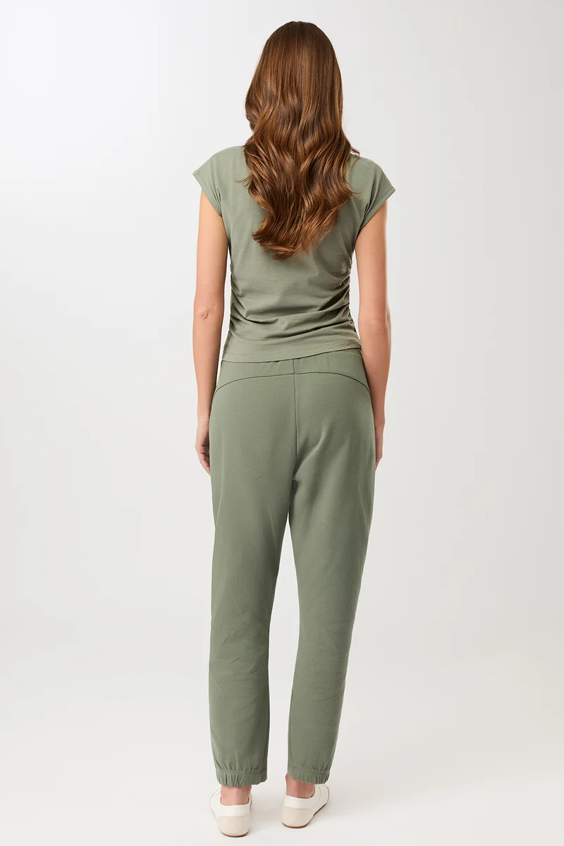 Sports Pant - Charcoal Green, GOTS