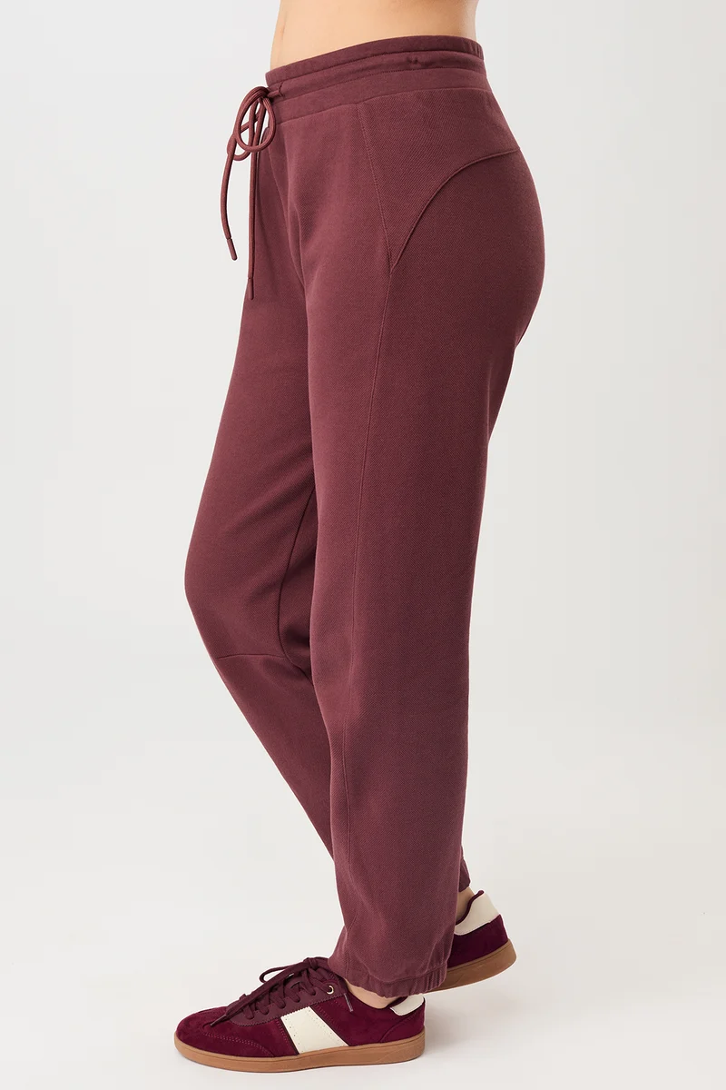 Sports Pant - Rosewood, GOTS