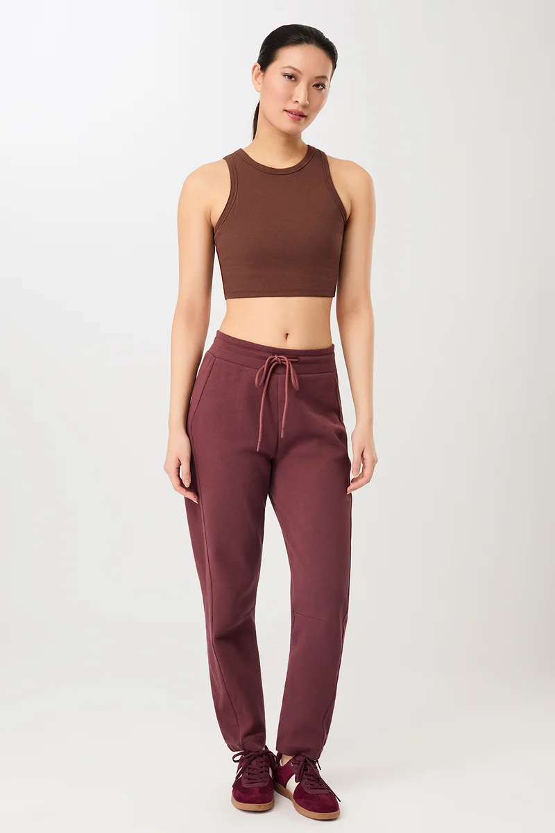 Sports Pant - Rosewood, GOTS