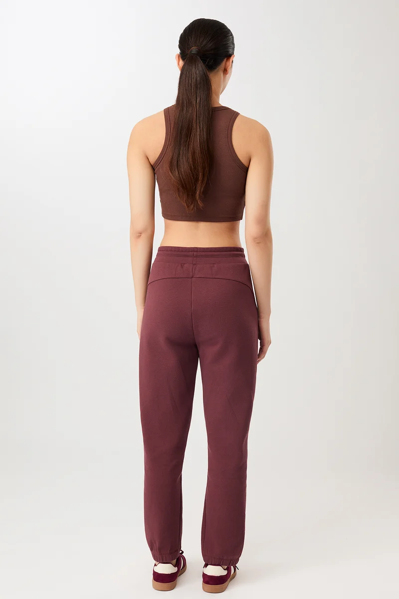 Sports Pant - Rosewood, GOTS