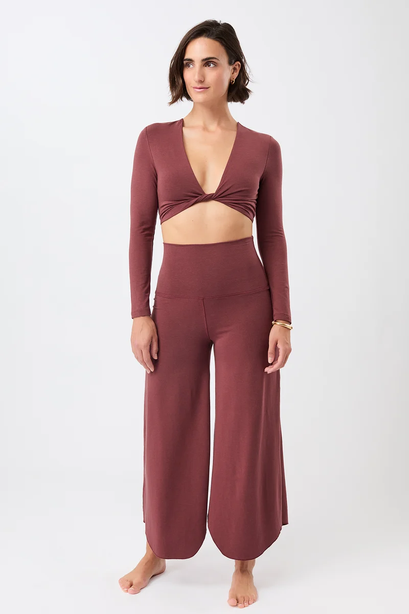 Tulip Pants - Rosewood