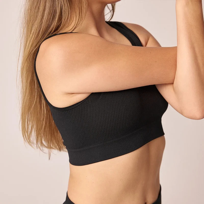 Sport-BH Seamless | Schwarz