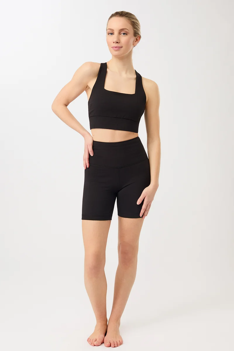Biker Shorts - Black, GOTS