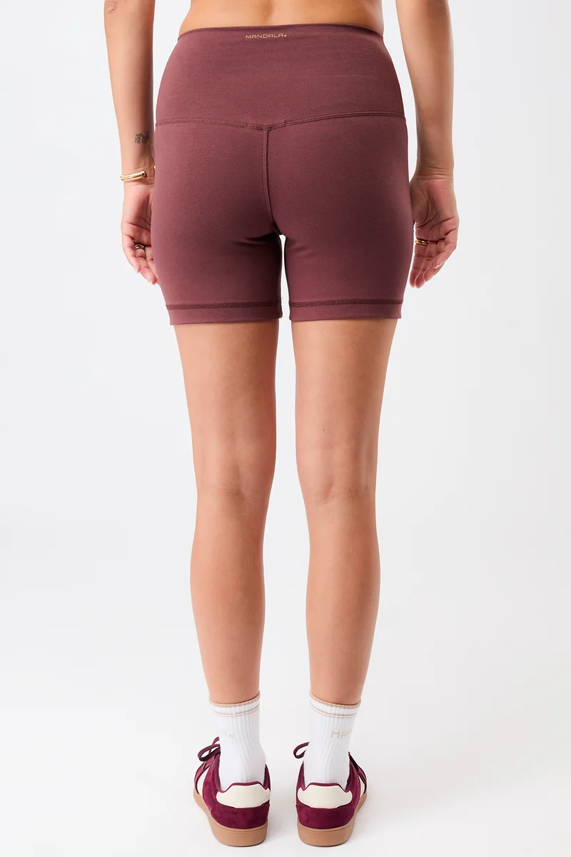 Biker Shorts - Rosewood, GOTS