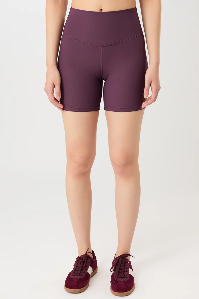 Biker Shorts - Burgundy