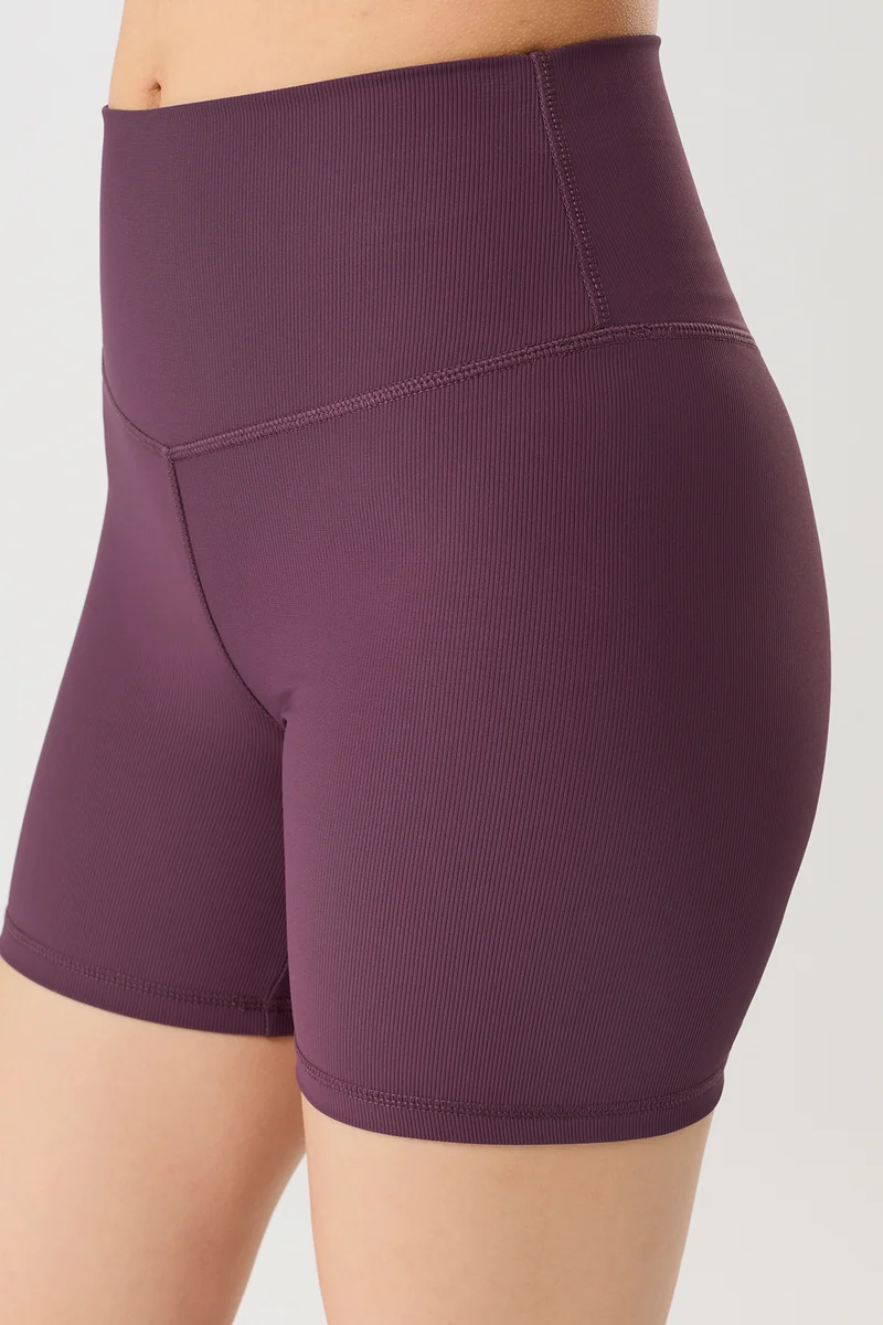 Biker Shorts - Burgundy