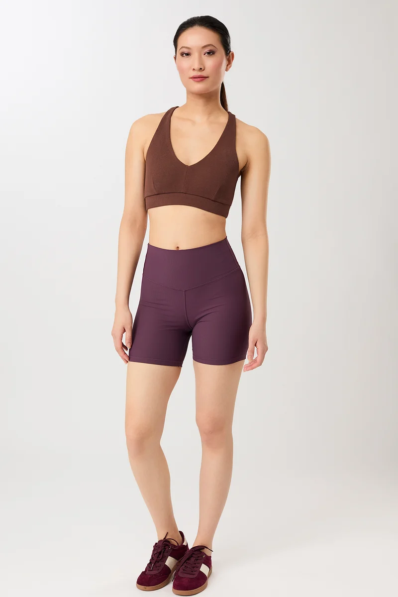 Biker Shorts - Burgundy