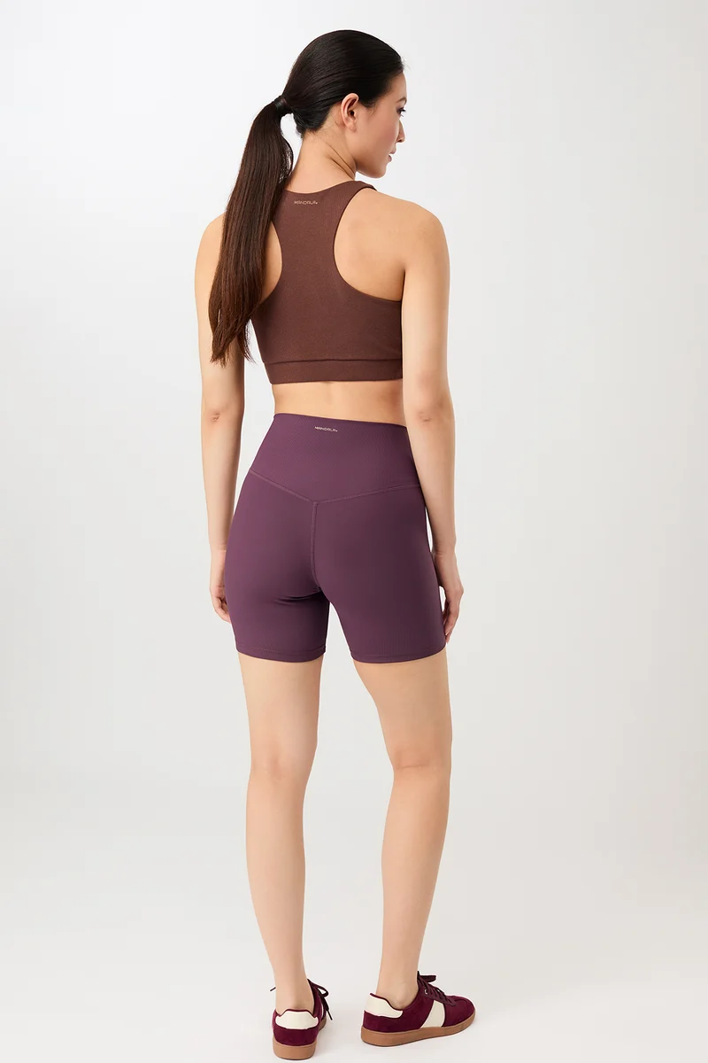 Biker Shorts - Burgundy
