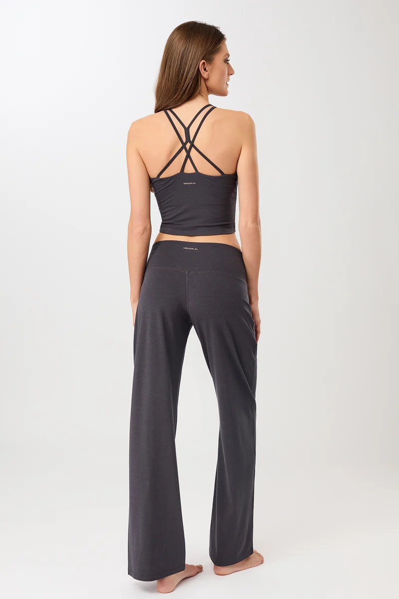 Wide Leg Pants - Onyx