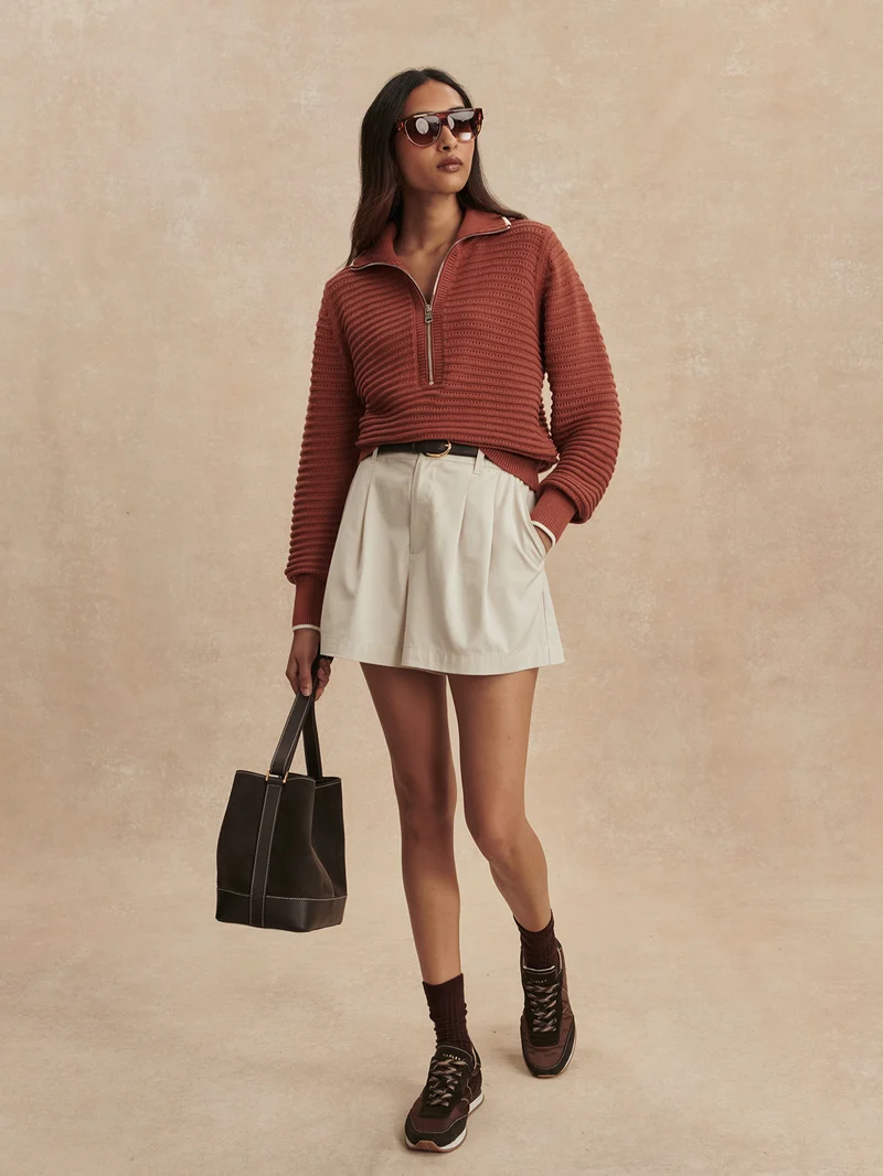 Morwenna Half Zip Knit