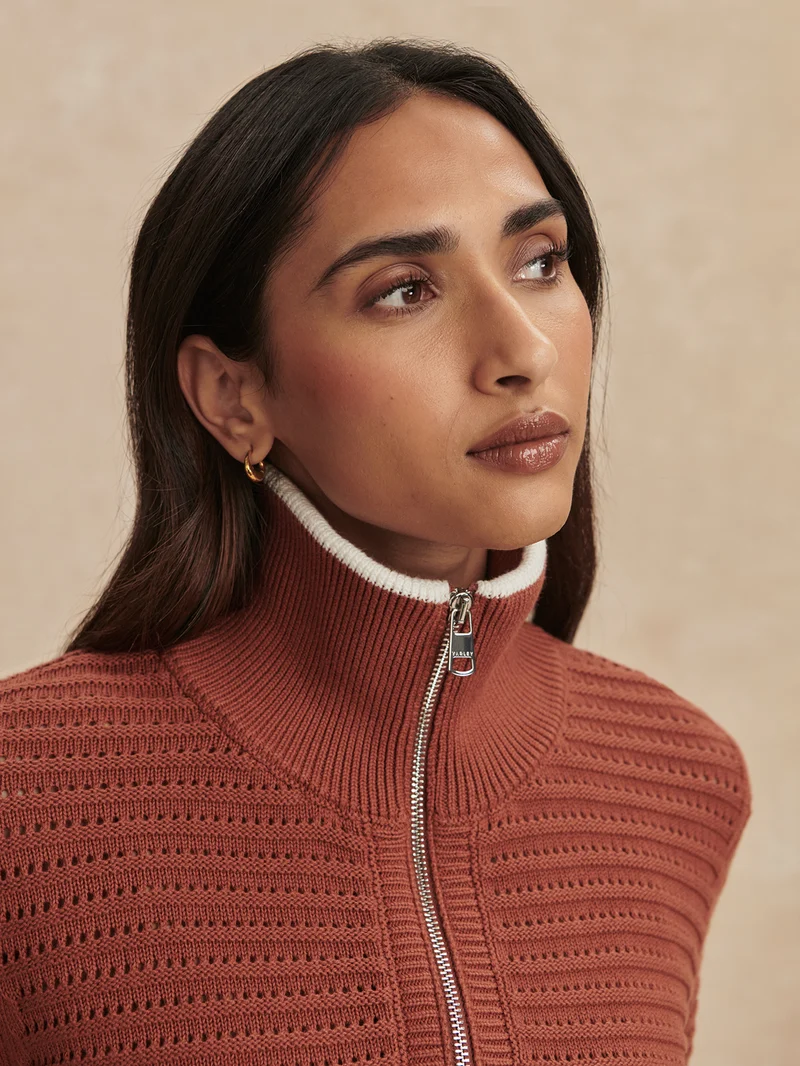 Morwenna Half Zip Knit