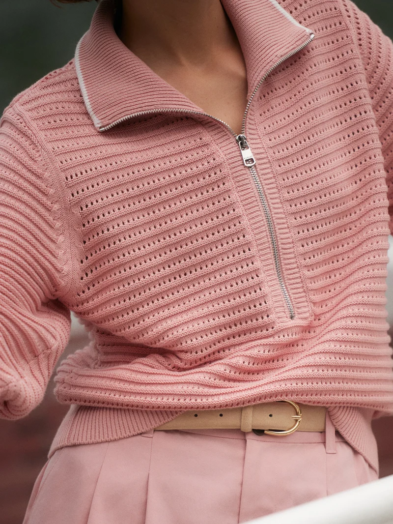 Morwenna Half Zip Knit