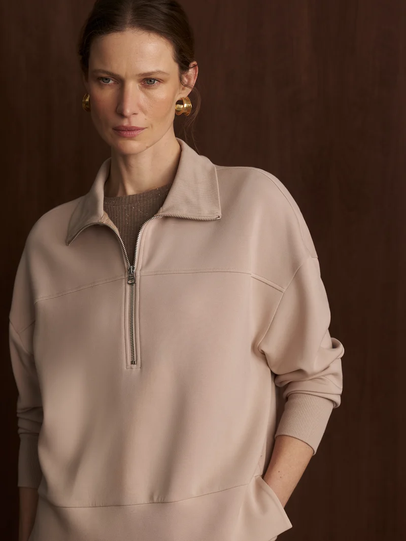 Kayleigh Half Zip Sweat