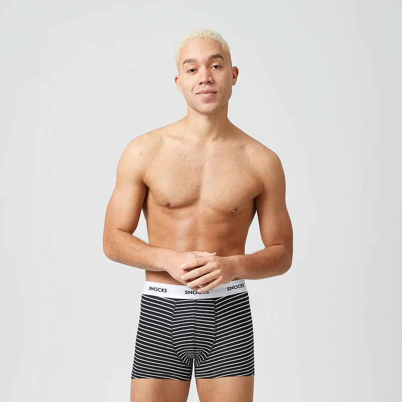 Boxershorts mit Streifen | Blaue Streifen