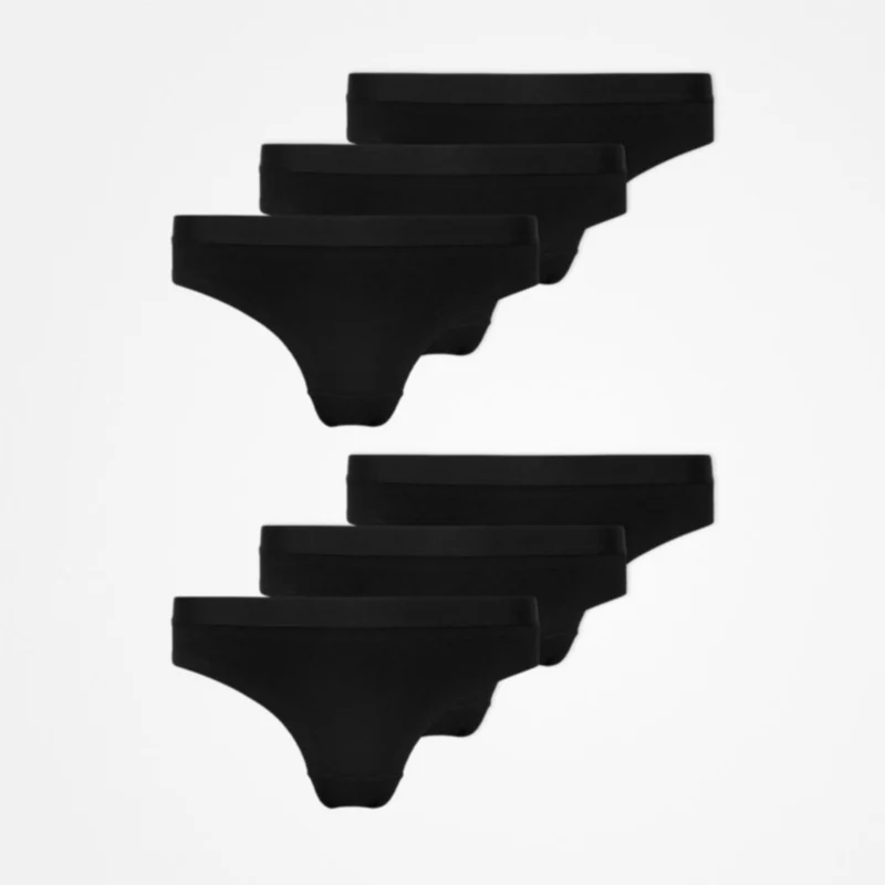 Brazilian Slips mit Gummibund | Schwarz