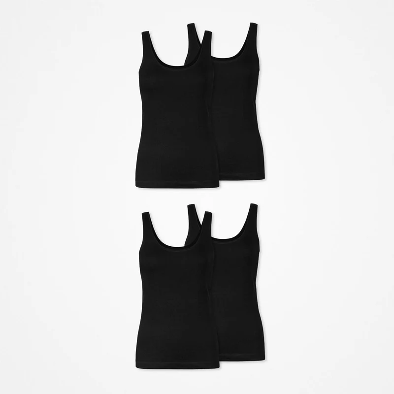 Damen Tank Tops | Schwarz