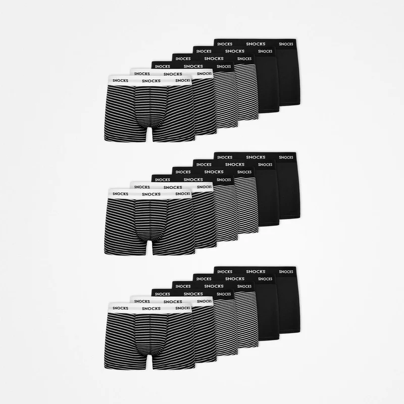 Boxershorts mit Streifen | Schwarze Streifen