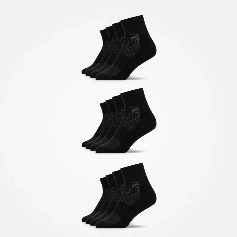 Mittelhohe Laufsocken | Schwarz