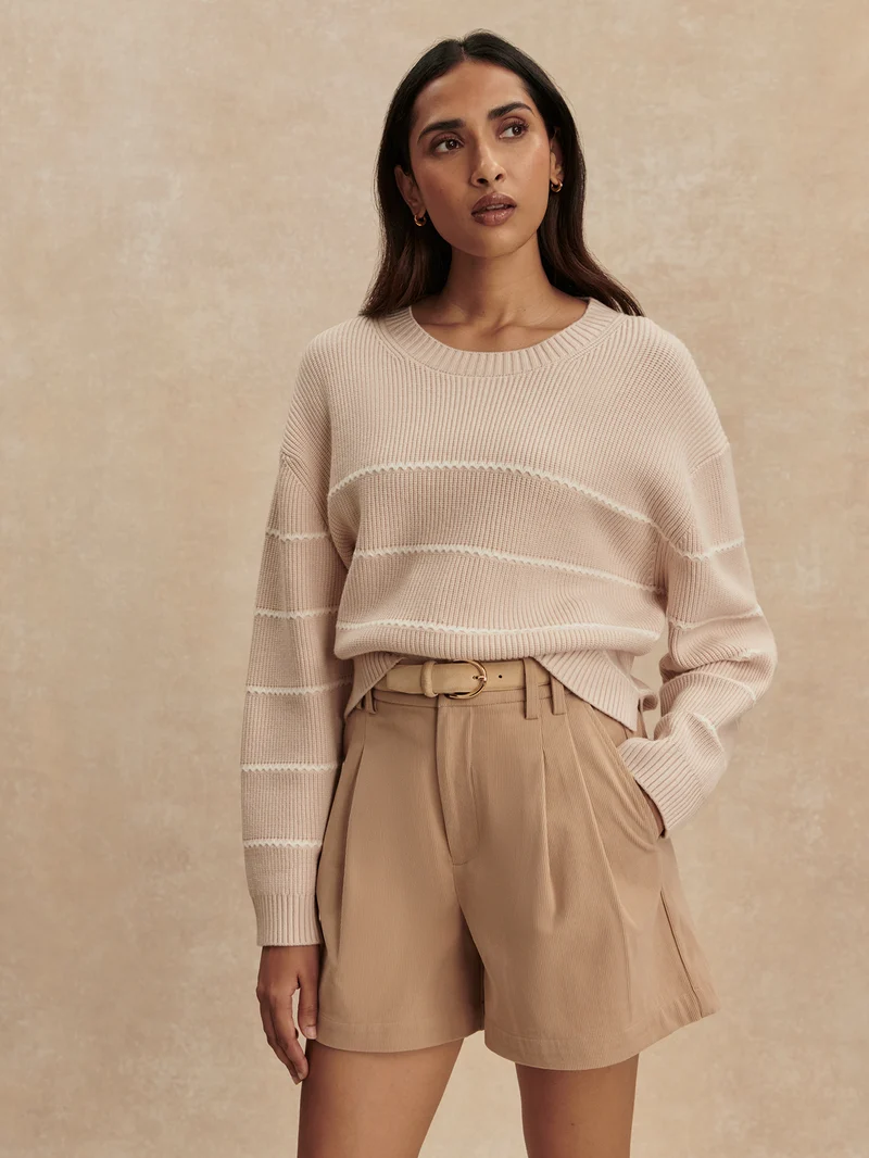 Meryl Stripe Knit Sweater