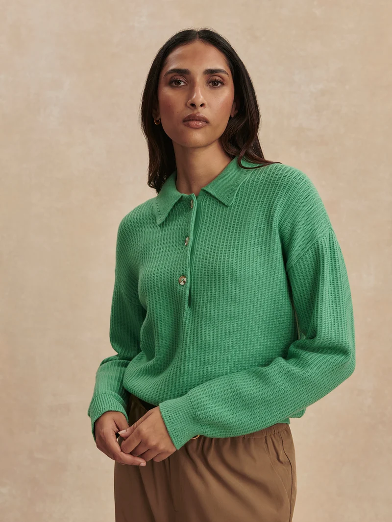 Marlie Polo Knit Sweater