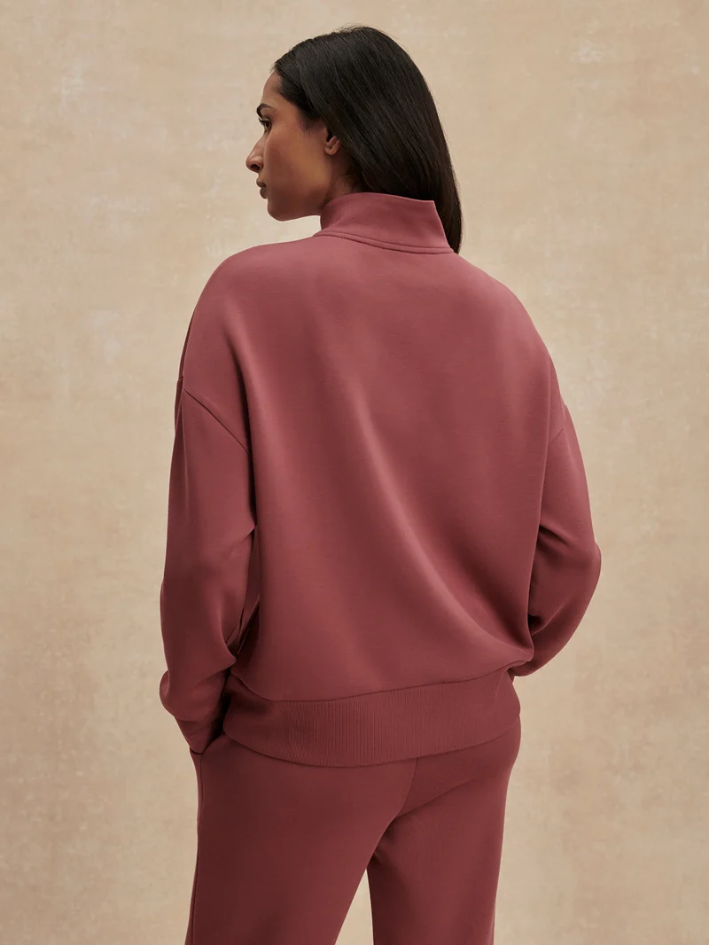 Mavis Mock Neck Sweat