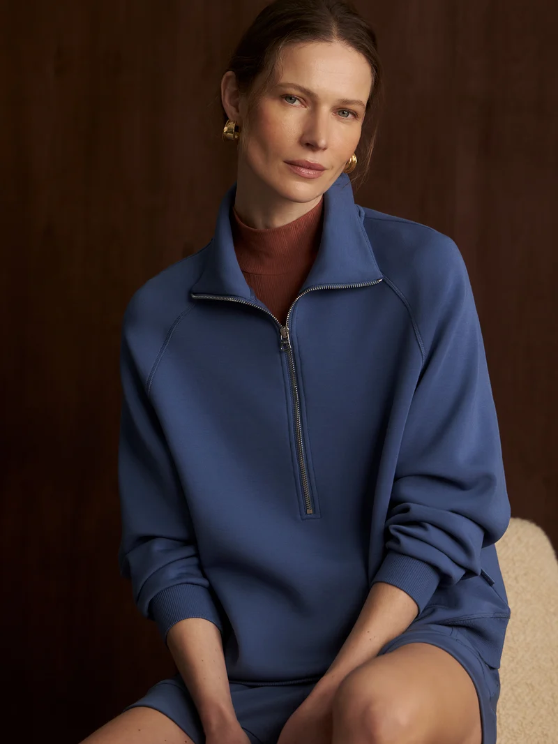 Selene Half Zip Sweat