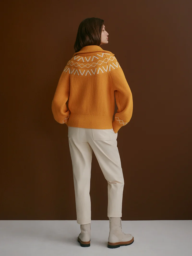 Sigrid Fairisle Half-Zip Knit