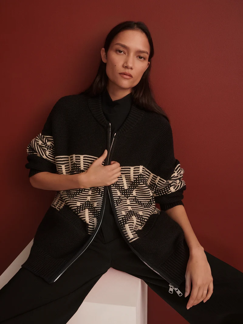 Linnea Fairisle Knit Jacket